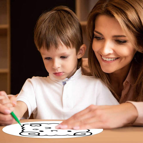 Dry Erase Circle Dots, 12 Pack Whiteboard Table Stickers, Removable Wall Decals for Home School Classroom Desks