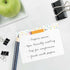 Cute Teacher Icons Sticky Note Pads, 4" x 3", 50 Sheets Per Pad, Set of 6 Designs, Made in USA