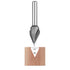 45 1/4 1/2 Inch SpeTool Degree V Groove Router Bit Carbide Tip V Bit with Shank Cutting Diameter CNC Woodworking