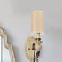 E27 4.72 Inch NUOBESTY Small Drum Lampshade Base Linen Fabric Lamp Cover for Table and Pendant Lamps Indoor Light