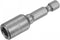 uxcell Quick-Change Nut Driver Bit, 1/4" Hex Shank 7mm Magnetic Nut Setter Drill Bits, 1.89" Length