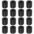 HARFINGTON 16pcs Rubber Spacer - 0.8 Inch OD, 0.24 Inch ID, 0.4 Inch Thick Neoprene Anti Vibration Pads for Home, Cars,