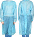 Dealmed Blue Isolation Gown – 10 Count Disposable Medical Gowns, Latex-Free for Hospitals