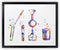 Dignovel Studios 11X14 Unframed Chemical Lab Test Tubes Pipette Art Print, Laboratory Science Biology Decor