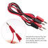 Multimeter Leads, Electrical Test Lead Kit: Banana to Alligator Clips, Plugs, and Mini Hooks Set (3 Pair)