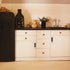 Leather Drawer Pulls and Knobs, 4 Pcs Vintage Soft Cabinet Knobs for Dresser Drawers and Kitchen Cupboards