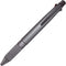 uni Jetstream 4&1 Metal Edition - 0.5mm Ballpoint Pen (Black, Red, Blue, Green) & Mechanical Pencil, Gun Metallic