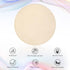 Round PU Leather Mouse Pad with Stitched Edge, Micro-Fiber Base, Non-Slip Waterproof, 9 x 9 Inch (Gray)