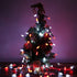C5 33ft 100 120V Brizled Red & White Christmas Lights, LED Christmas Tree Lights, Connectable UL Certified Faceted Xmas