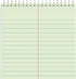 Staples Green Paper Steno Pads, Gregg Ruled, 6" x 9", 12/Pack