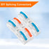 100PCS Inline Wire Connectors, 1 to 1 Electrical Lever Wire Connectors for Quick Wiring 28-12 AWG Reusable