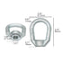 Aiwaiufu 1/2"-13 Heavy Duty Thread Lifting Bail Type Eye Nut, UNC Standard Ring Shape Lifting Eye Nuts, 4 Packs