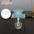 Crystallizing Dish with Spout, Heavy-Duty Rim, High Borosilicate Glass Reusable Dishes for Crystallization, 100 ml