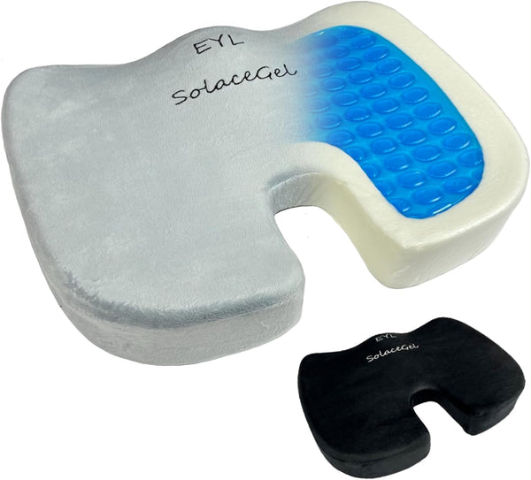 SolaceGel Enhanced Cooling Gel Cushion With Memory Foam Built In Handle Lower