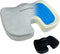 Memory Foam Seat Cushion with Cooling Gel Technology, Lumbar Back Support Pillow for Office Chair, Car Seat