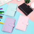 Onlyesh 4 Pieces A6 Binder, PU Leather Refillable Notebook Binder Cover with Magnetic Buckle Closure (Pink, Purple,