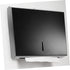 Stainless Steel Bathroom Tissue Holder with Anti-Splash Design Adhesive Paper Organizer for Wall Under-Cabinet Mount