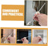 6pcs ORFOFE Cabinet Door Hinges Rod Design for Furniture Flexible Support Mechanism for Easy Operation Suitable