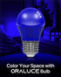 6 Bulb 40 Equivalent,A15 Bulbs Bulb E26 Base,5W 450LM Non-Dimmable,6 Pack. ORALUCE Colors Porch Light Watt LED
