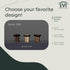 EVI Hardware Door Stop, Threaded Base, Natural Silicone Rubber, Brass, Includes Screw + Fixing Plug, Mod. I-108