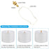 PATIKIL 18 25mm 3 Set x Lamp Finials Caps Knob, Solid Brass Lamp Shade Top Decoration Screw Cap Nuts with Brass