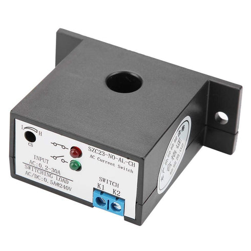 Current Sensing Switch Normally Open, Adjustable AC 0.2-30A SZC23-NO-AL-CH