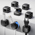 Daisyhome Rotatable Cord Organizer, Enhanced Spring Cable Clips, Strong Adhesive Cable Management, Desk