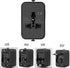 Vishui 2025 Upgraded Universal Travel Adapter, All-in-One International Plug with USB-A & Type-C Fast Charging Ports