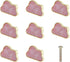 8PCS Cloud Shaped Dresser Knobs Zinc Alloy Kitchen Cabinet for Drawer, Cupboard,
