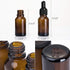 Kingrol 40 Pack Amber Glass Bottles with Glass Eye Dropper, 1/2 oz Dropper Bottles for Essential Oils and Perfumes