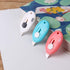 Mini Retractable Utility Knife Box Cutter with Key Chain Hole - 9pcs Alloy Steel Splicing Knife