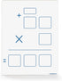 SCRIBBLEDO 9"x12" Double Sided Dry Erase Long Multiplication Board for Home, School, Kids, Students Math