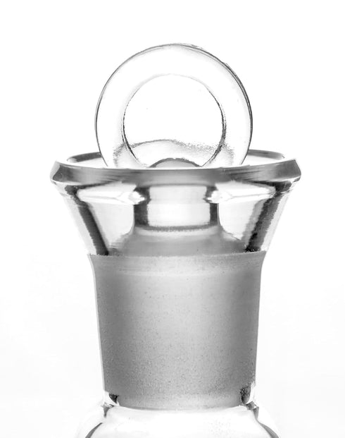 QWORK 500ml Iodine Flask with Stopper, 2 Pack Heavy Duty Borosilicate Glass Erlenmeyer Flask, Conical Shape