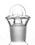 QWORK 500ml Iodine Flask with Stopper, 2 Pack Heavy Duty Borosilicate Glass Erlenmeyer Flask, Conical Shape