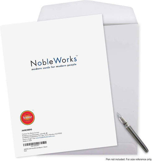 NobleWorks Jumbo Funny 50th Milestone Birthday Greeting Card 8.5 x 11 Inch with Envelope (1 Pack) Large Bday Pro Tip
