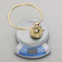 Leyden Polished Gold Towel Ring, Round Wall Mounted Bathroom Hand Towel Holder