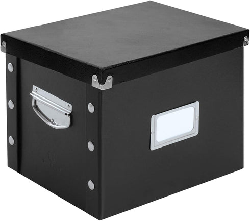 Snap-N-Store Letter-Size File Box, Black, SNS01533