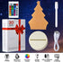 TEMYFIVE 16 Christmas Tree Night Light for Kids, Christmas Night Light, Christmas Dcor LED Night Lights with Colours