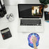 Wrist Support Mouse Pad, Non-Slip Rubber Base, Small Desktop Mouse Mat for Home Office, Beautiful Mandala Design