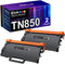 E-Z Ink Compatible TN850 Toner Cartridge Replacement for Brother TN-850 TN820 TN-820 (Black, 2 Pack for MFC-L5800DW