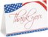 Pipilo Press 120 Pack 4x6-inch 4th Bulk Patriotic Thank You Cards with Envelopes for Veterans Day and of July