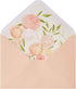 Paper Junkie Floral Envelopes for Invitations and Greeting Cards - Blush Pink, 5x7 in, 50-Pack