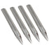Lab Spoon Spatula Scoop, 15cm/5.9 inch Stainless Steel Spatula with Rounded and Pointed Ends, 4PCS