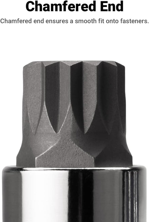 Capri Tools 30051 XZN 4mm Triple Square Bit Socket, 1/4-Inch Drive