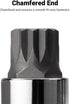Capri Tools 30051 XZN 4mm Triple Square Bit Socket, 1/4-Inch Drive