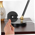 Luxshiny Weighted Round Base for Desk and Floor Lamps Heavy-duty Iron Construction Stable Lamp Chassis for Bedroom