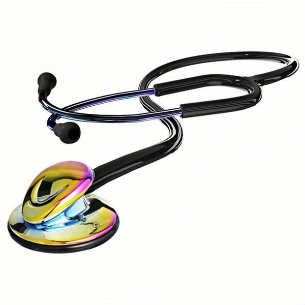MaiWieel-Classic Stethoscope Rainbow Single Head Stethoscope for Nurses Doctor,EMT Student,Home Medical, Estetoscopio