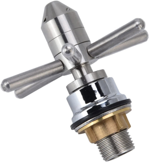 Sink glass rinser, stainless steel kitchen cup washer with star shaped base, for bar restaurant coffee shop home milk
