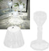 Walfront Crystal Table Lamp, Bedside Lamp, Bedside Night Light, Plastic Pretty Effects for Bedroom Home