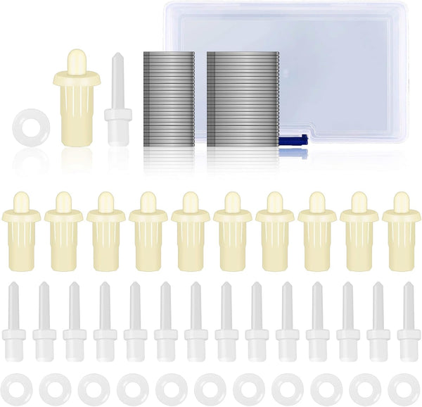 Swpeet 125Pcs Repair Plantation Shutters Tool Kit with Shutter Repair Spring Pins, Repair